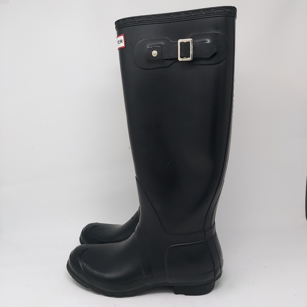 Hunter Women's Black Rain Boots